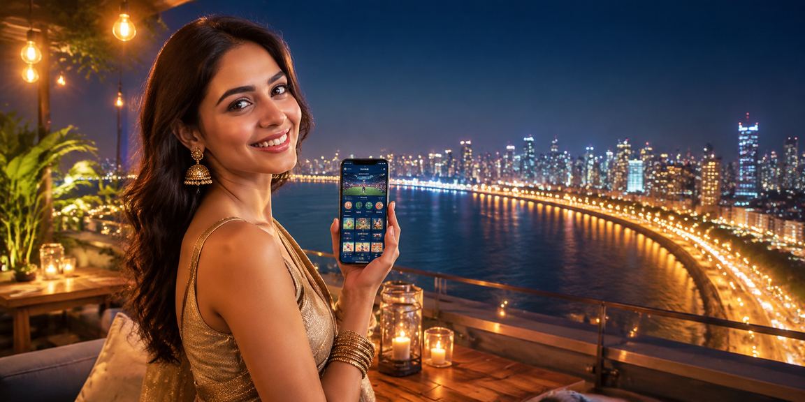 Aviator betting enjoying the ambient Mumbai Marine Drive view